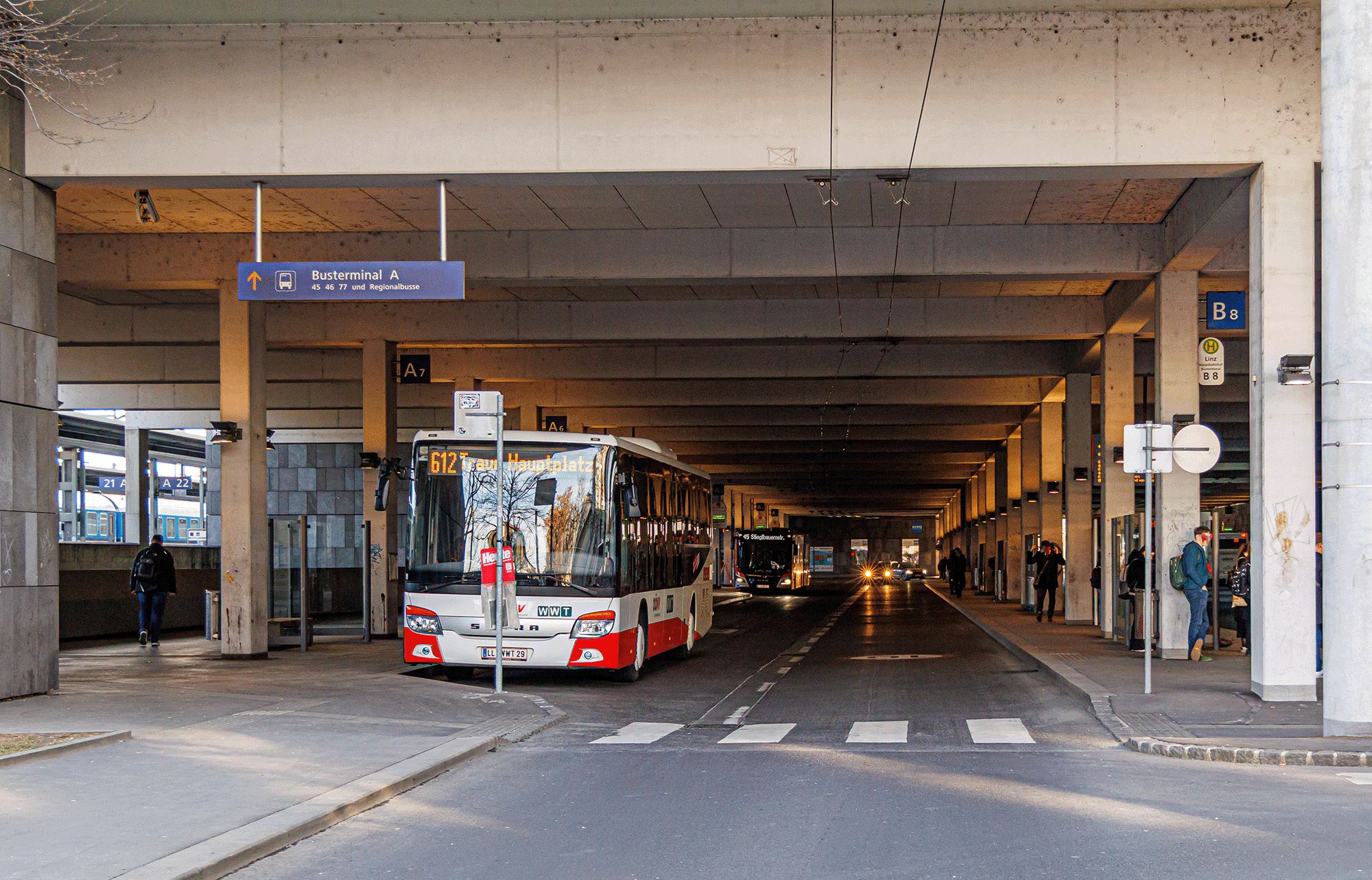 Sanierung Busterminal Linz