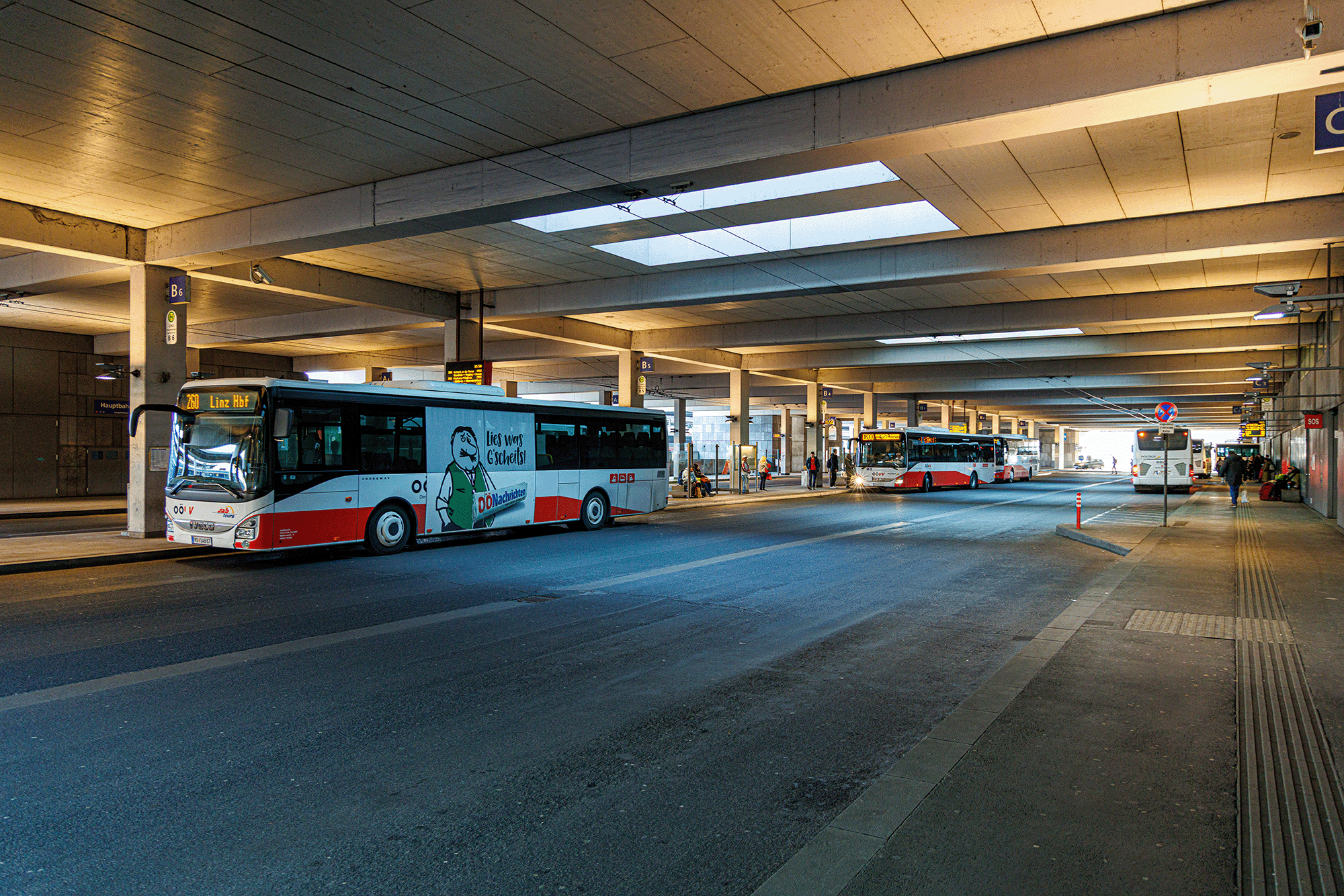 Sanierung Busterminal Linz